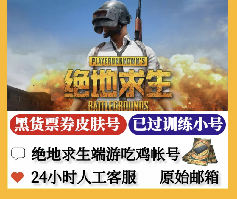 绝地求生账号